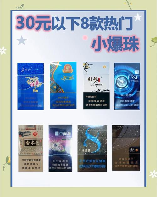 爆珠香烟的烟有哪些【爆珠香烟的烟有哪些牌子】